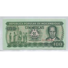 MOZAMBIQUE 1989 Pick # 130 BILLETE SIN CIRCULAR, UNC